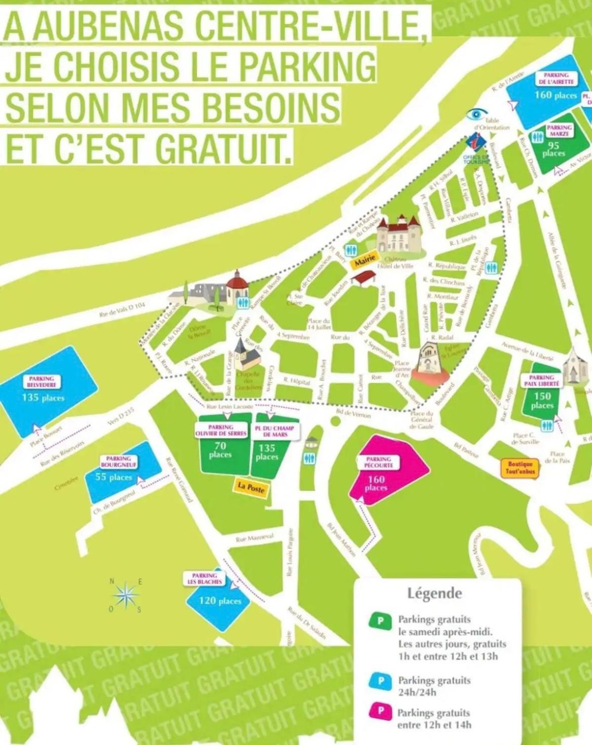 Escapade Ardechoise - Parking Gratuit - Chateau A 2 Pas Ομπενά Εξωτερικό φωτογραφία